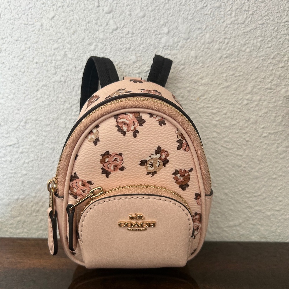 Coach backpack keychain